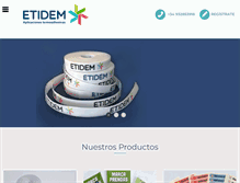 Tablet Screenshot of etidem.com